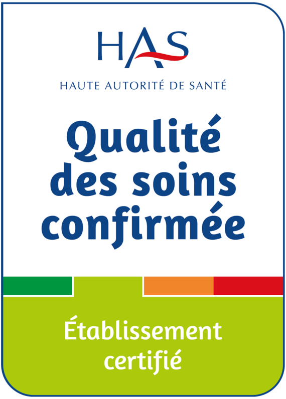 logo HAS qualité des soins confirmée